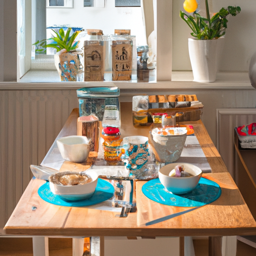 Organized breakfast table ready for a stress-free morning