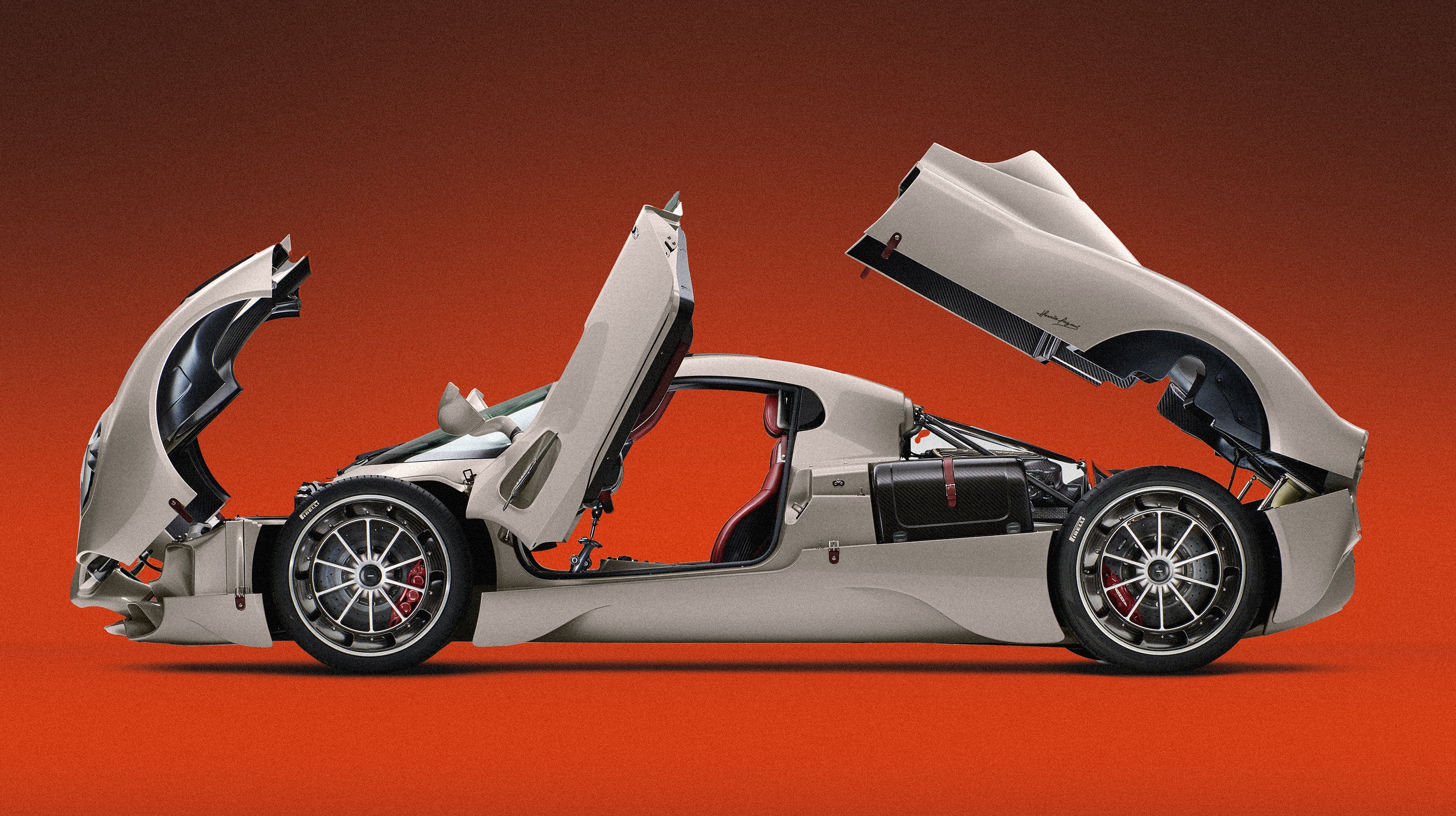 The Outrageously Utopian Pagani: A Rolling Sculpture That Drives... Sort of