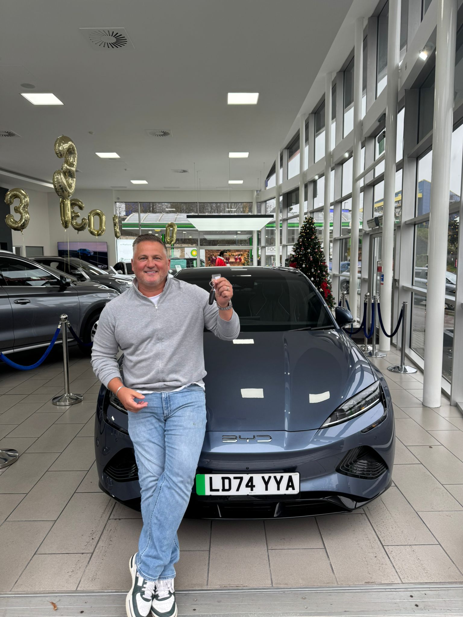 England cricket Legend Darren Gough joins the BYD Revolution with Alan Day Motor Group